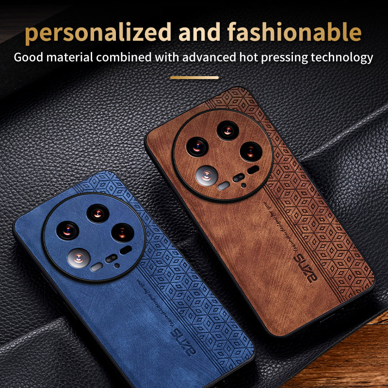 AZNS For Xiaomi 14 Ultra Case Pattern Leather+TPU Drop Protection Phone Cover AZNS For Xiaomi 14 Ultra Case Pattern Leather+TPU Drop Protection Phone Cover